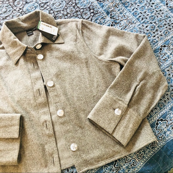 NWT Simons chore top shirt jacket flannel boxy - Picture 6 of 8